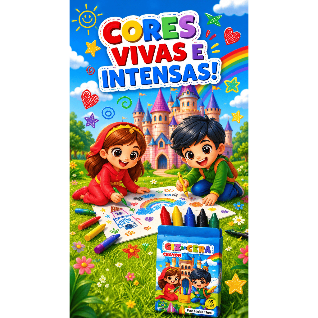 30 Caixinhas Kit Mini Giz De Cera 5 Cores 5 Cms Atacado para Festa Infantil Aniversario Prenda · foto 2