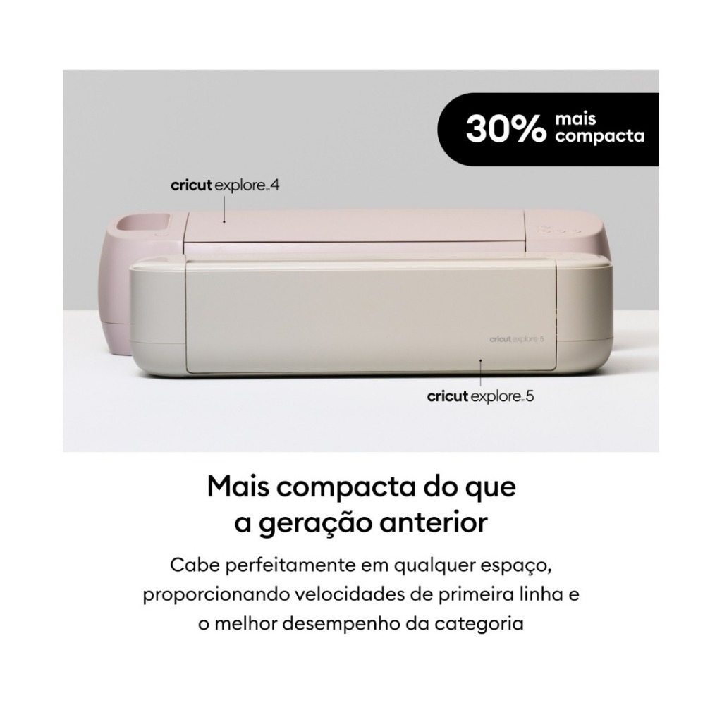 Cricut Explore 5 Kit Essencial - Máquina de Corte Inteligente 30,5 cm com Bluetooth, Corta Mais de 100 Materiais — imagem 2 de 2