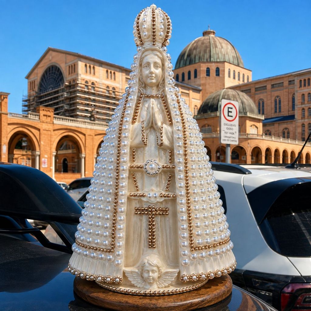 Imagem Nossa Senhora Aparecida 40cm/Gesso