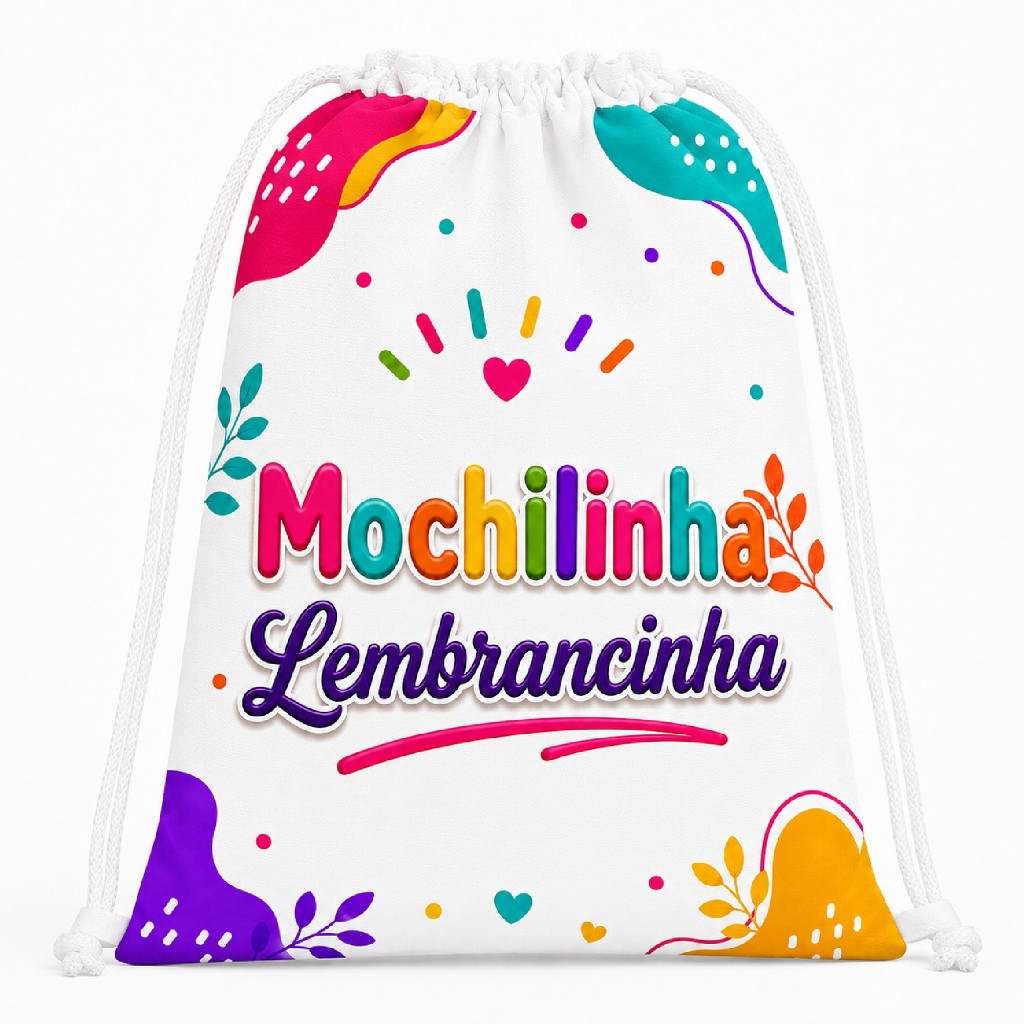Mochilinha Mochila Personalizada Para Lembrancinha de Festa e Aniversário 42