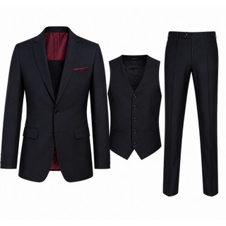 TERNO SOCIAL ITALIANO SLIM MICROFIBRA MASCULINO COMPLETO (PALETÓ + CALÇA + COLETE) - OFERTA