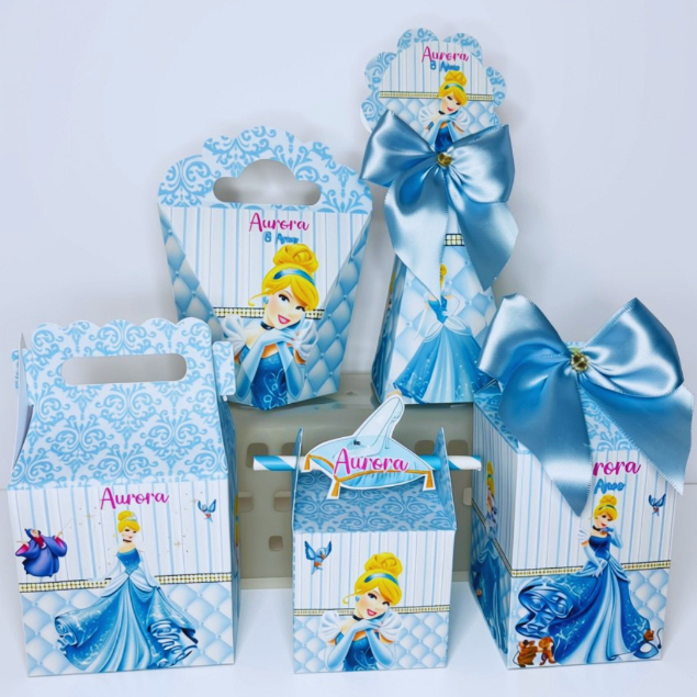 Kit Festa Cinderela Personalizados Lembrancinha Aniversário Infantil