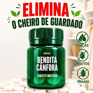 Pastilha Canfora Para Armário Guarda Roupa Gaveta Sapateira Cheiro De Guardado Elimina Ma…