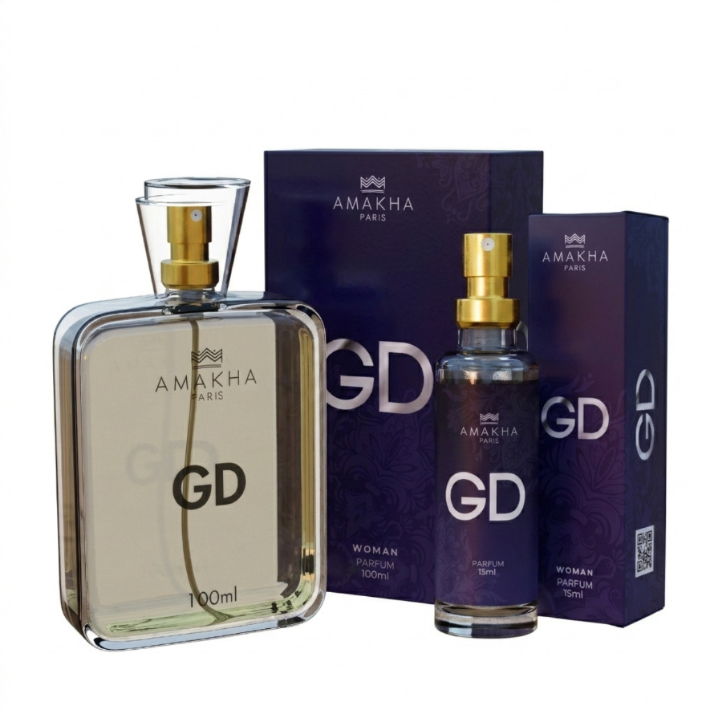 Kit Perfumada GD Woman: Perfumes 100ml + 15ml Amakha Paris | Floral Ambarado Marcante