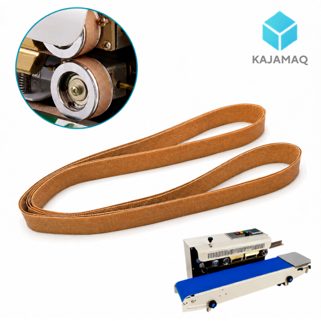 Kit Cinta Teflon Seladora 37,5cm Alta Resistência Para Produção Contínua Seladora Uso Industrial