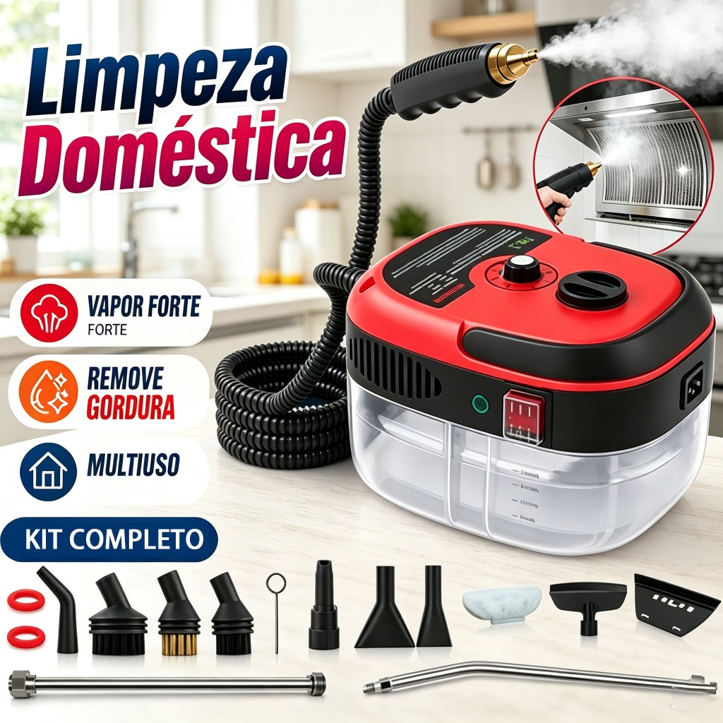 Vaporizador De Limpeza Doméstica 220V/110V Limpador A Vapor De Alta Pressão, Vaporeto Higienizador