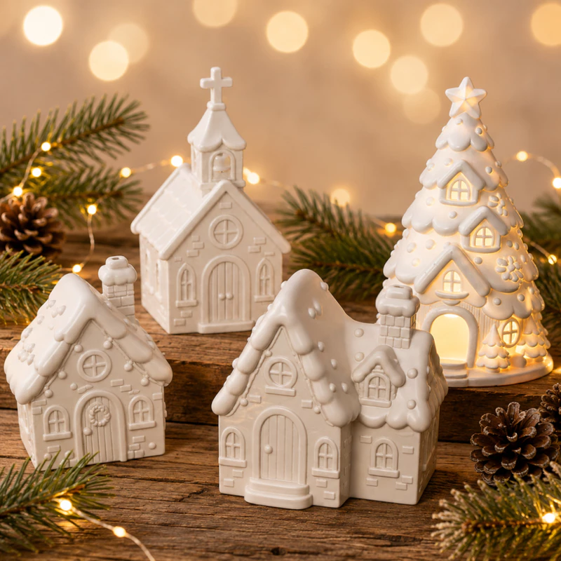Natal Mágico: Luminária Casinha em Oferta! 🎄