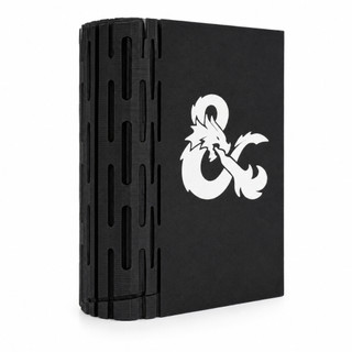 Livro Porta-Dados RPG com Dragão – Estojo Organizador para 7 Dados D20 Medieval Premium