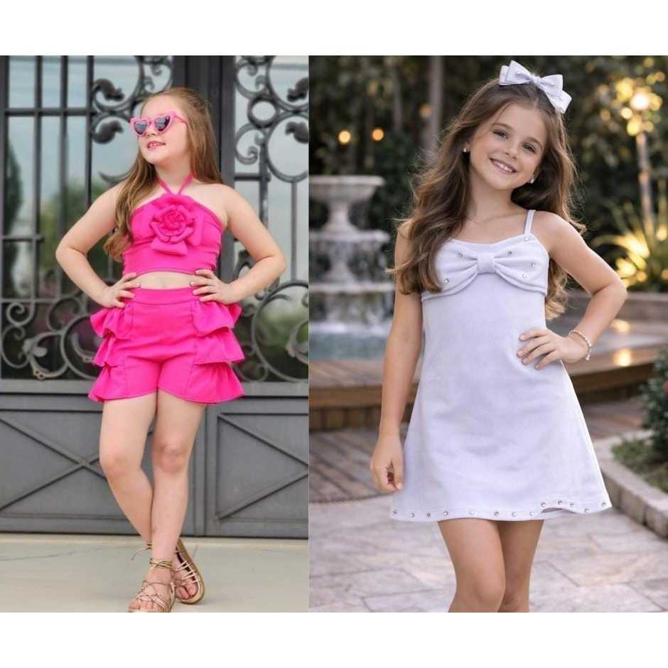Kit Conjunto Infantil com 2 Looks Incríveis