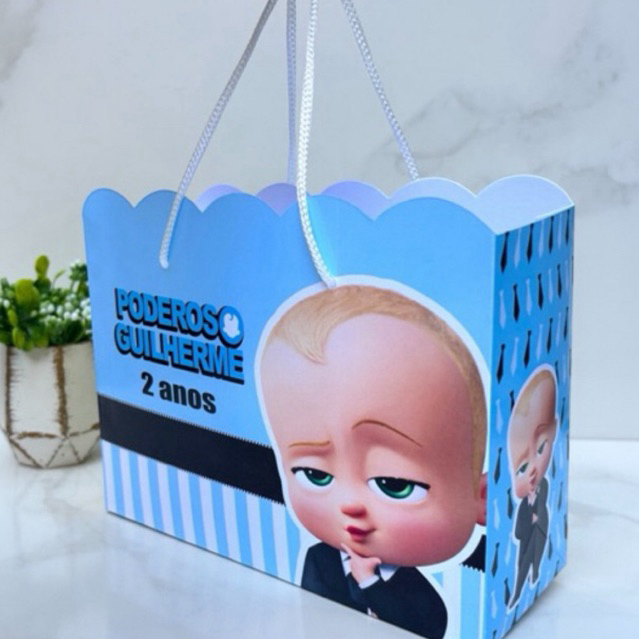 Sacolinha Personalizada Poderoso Chefinho | Lembrancinha Festa Infantil | Pegue e Monte