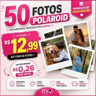 50 fotos Polaroid personalizadas | fotos impressas | estilo polaroid
