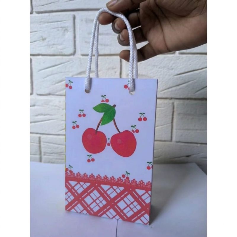 Sacolinha Personalizada Lembrancinha Cereja Cerejinha PEGUE E MONTE