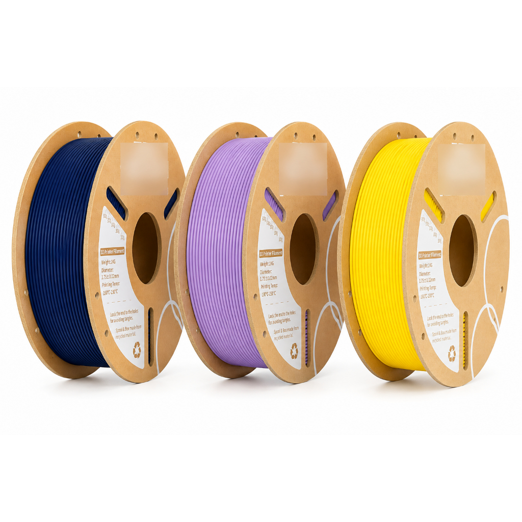 Filamento ELEGOO PLA Matte Marinho e Lavanda 1,75mm 1kg para Impressora 3D