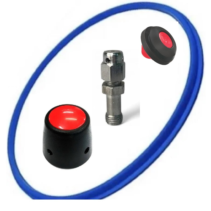 Reposição  Panela Pressão clock 3 e 4,5 Litros comum completo vai Borracha De Silicone + Selo De Segurança + Peso e pino
