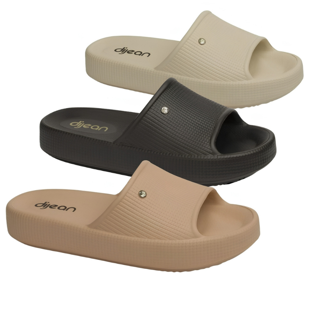 Chinelo Nuvem Dijean Papete Slide Feminino Confortável Original Leve Macio