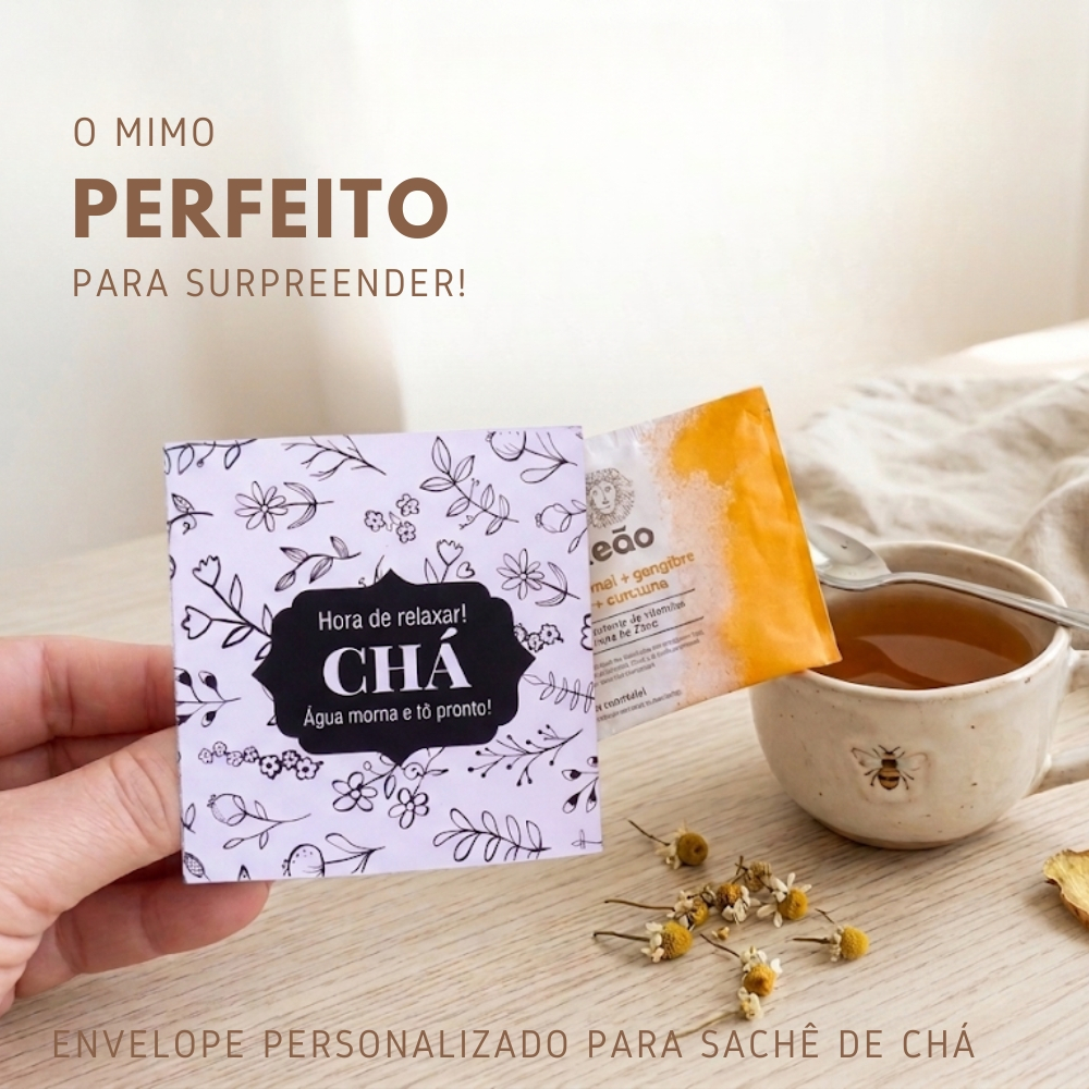Kit Personalizado para Chá- Brinde Mimo para Cliente - Lembrancinha de Casamento Aniversário Maternidade