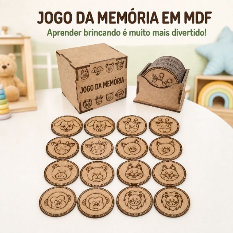 Jogo da Memória com caixinha Personalizados Festas Aniversários Lembrancinhas Decoração