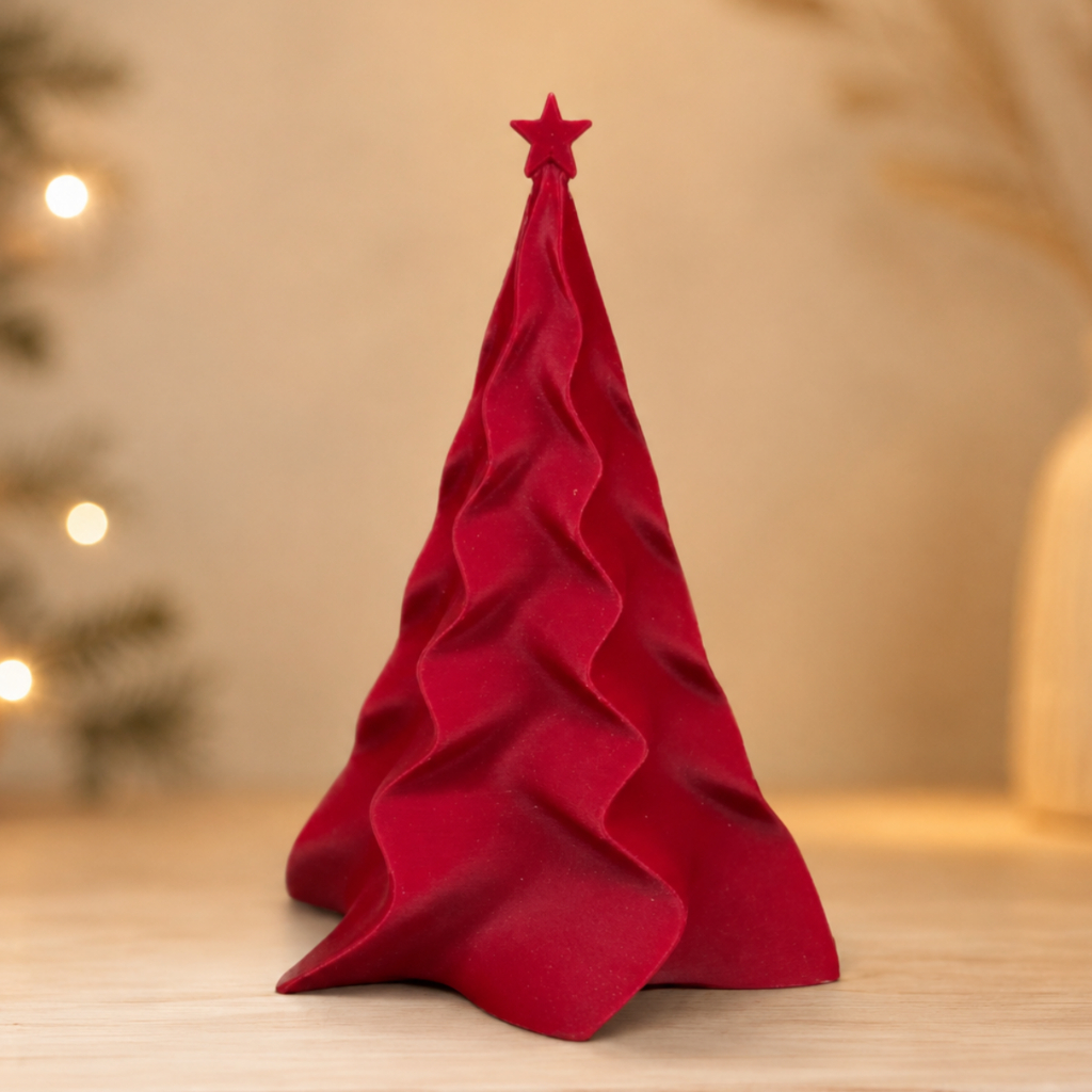 Árvore de Natal Minimalista de Mesa Moderna Ecológica Resistente Decoração Natalina Hohoho