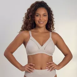 Sutiã Duloren Sem Bojo Sem Aro Plus Size Alta Sustentação Redutor Cobertura Total Summer Flower