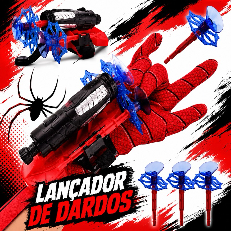 Lançador de Teia com Luva – Brinquedo Homem-Aranha