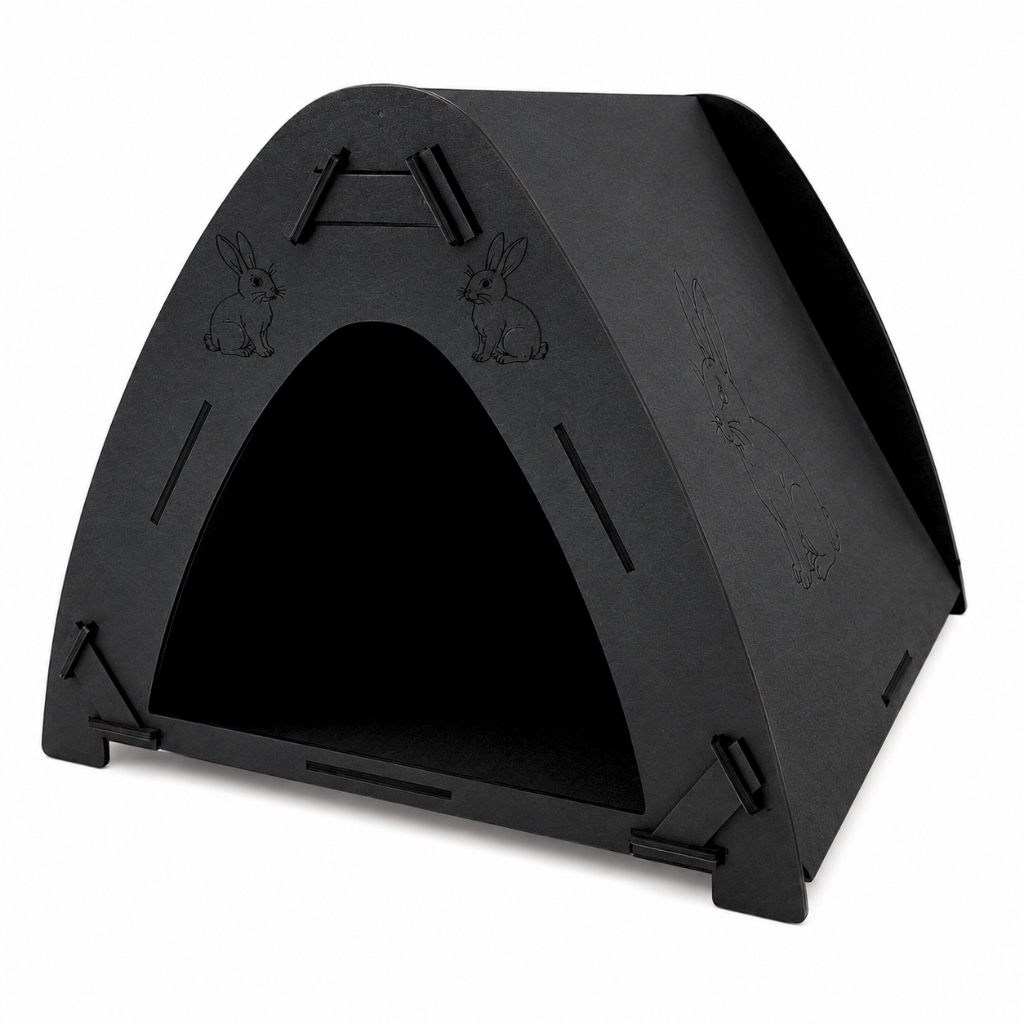 Casinha Coelho Toca Roedores MDF Abrigo Casa Pet