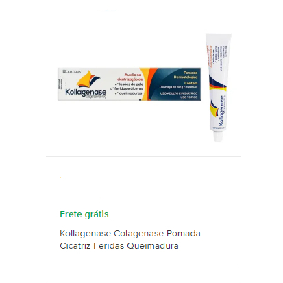 Pomada Colagenase 3 unidades 30g