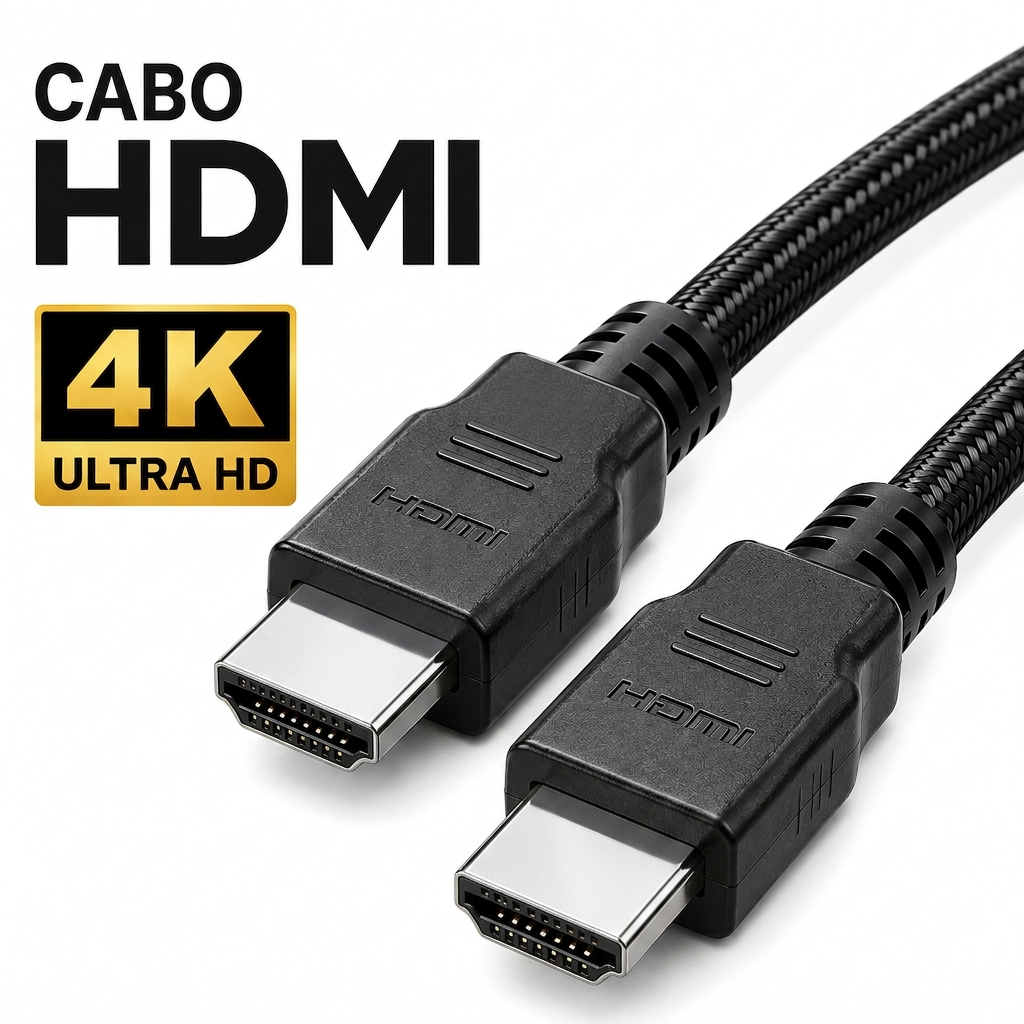 Cabo HDMI 1 Metro 4K Ultra HD TV Monitor PC Gamer PS4 PS5 Xbox