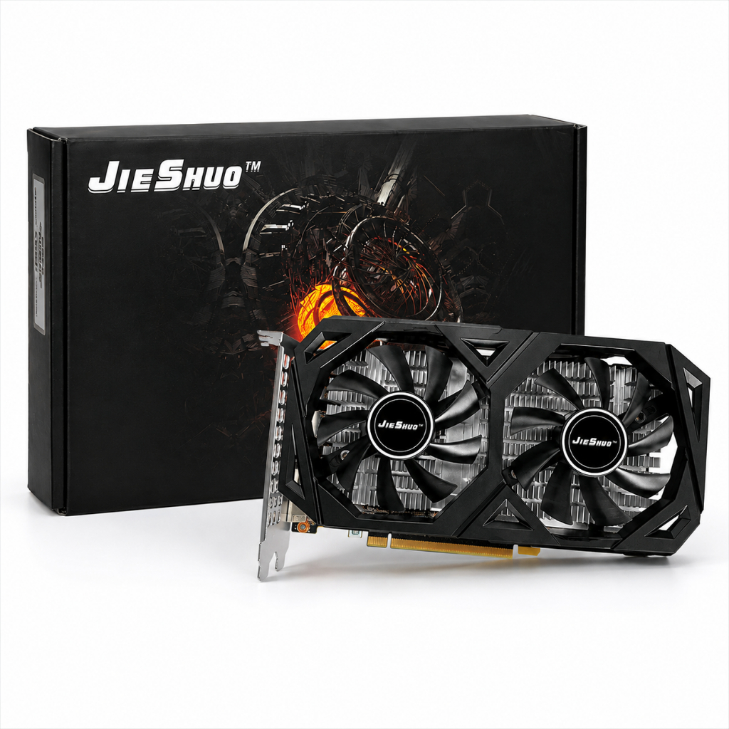 Placa de Vídeo GTX 1660 SUPER 6GB GDDR6 192 Bits JIESHUO Dual Fan PC Gamer