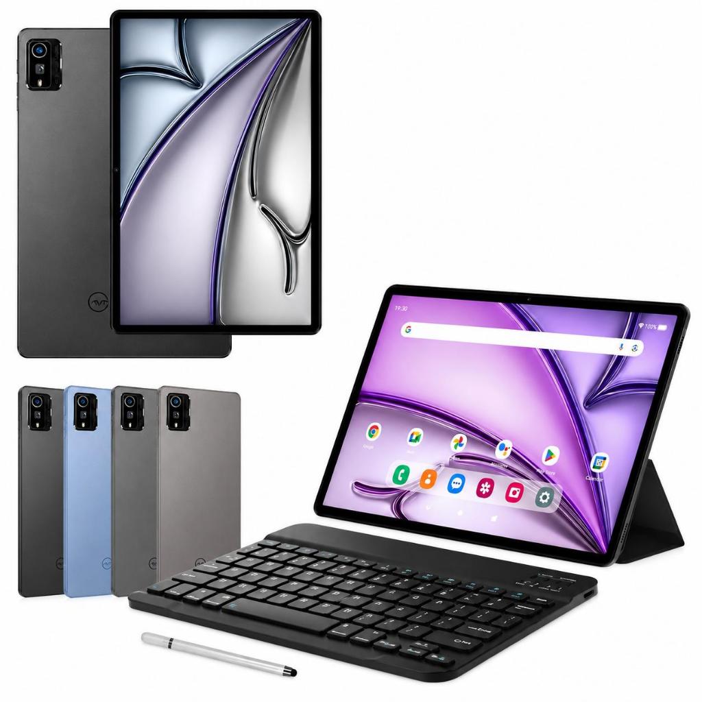 Tablet Com Teclado + Capa  Entrada para Chip 6gb Ram 128