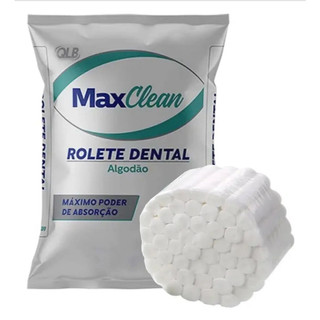 Rolete de Algodão Dental Odontológico MaxClean 100 Unidades