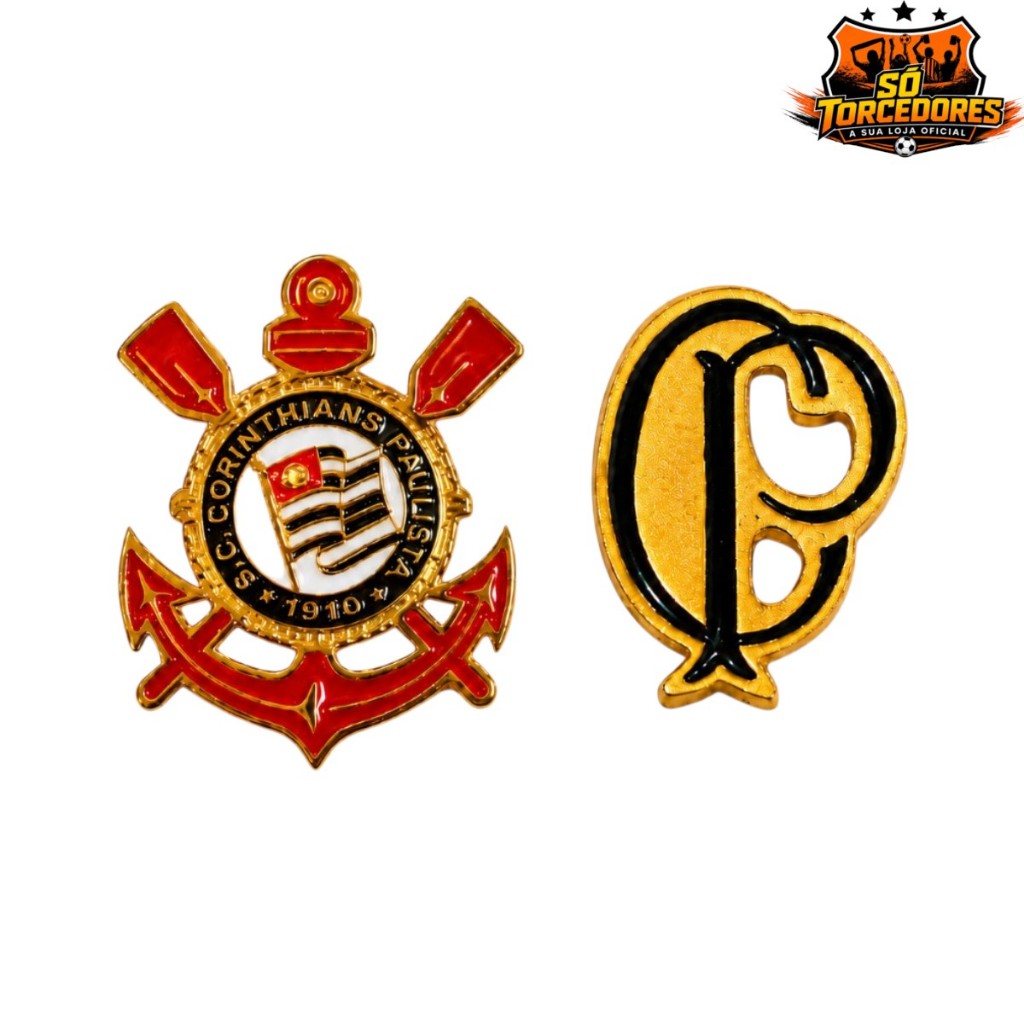 BOTON PIN PRESENTE OFICIAL CORINTHIANS