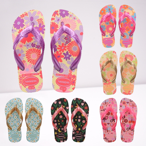 Chinelo Havaianas Kids Flores Infantil