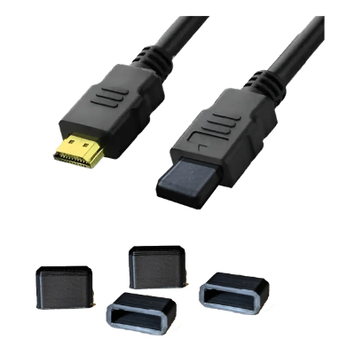 Protetor HDMI universal contra poeira, capa de proteção à prova de poeira para conector de plugue hdmi macho, 1 UNIDADE.