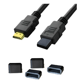 Protetor HDMI universal contra poeira, capa de proteção à prova de poeira para conector de plugue hdmi macho, 1 UNIDADE.
