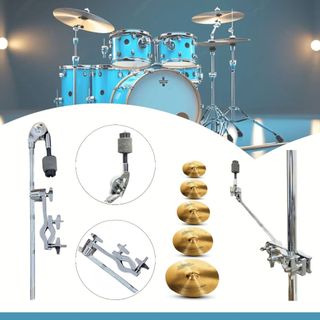 Extensor Girafa Xpro Para Prato Com Clamp Bateria + Nfe