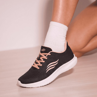 Tênis Feminino Esportivo Caminhada Corrida Academia Leve Macio Sola Antiderrapante Confortável