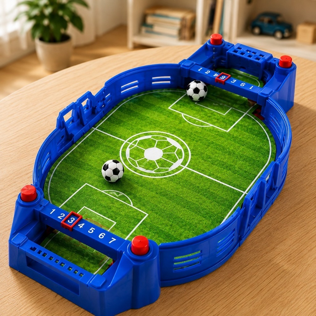 Mini Jogo Futebol De Mesa Portátil Brinquedo Infantil Adulto