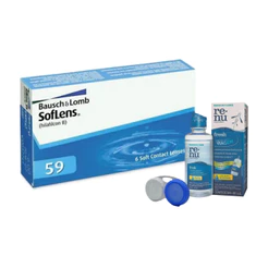 Lente De Contato Soflens 59 Com Grau Bausch Lomb Original SL590