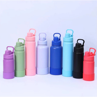 Garrafa Térmica Premium Aço Inoxidável SUS 304 Alça Dobrável - 1200ml/800ml/600ml/350ml NOVO