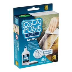Cola para Puzzle Quebra-Cabeça Fosca com Aplicador 85ml Grow 01430