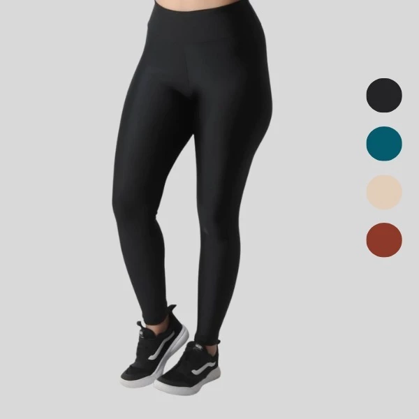 Calça Legging Fitness Brilhosa Academia 10946