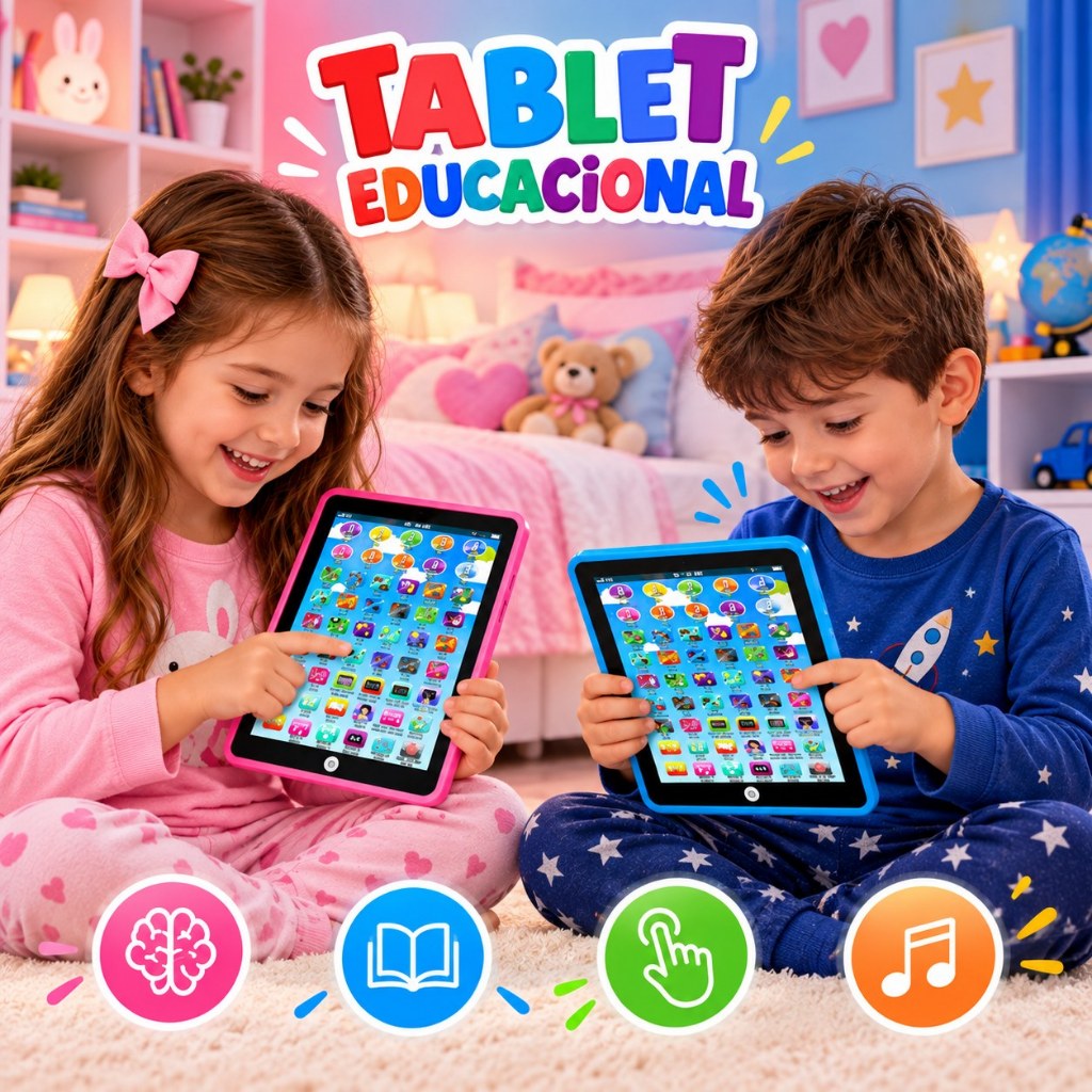 Brinquedo Tablet Infantil Educativo Interativo Bilingue Tamimu Toys