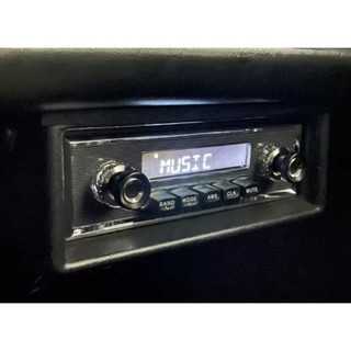 Rádio Automotivo Retrô 1 Din Estilo Anos 60 70