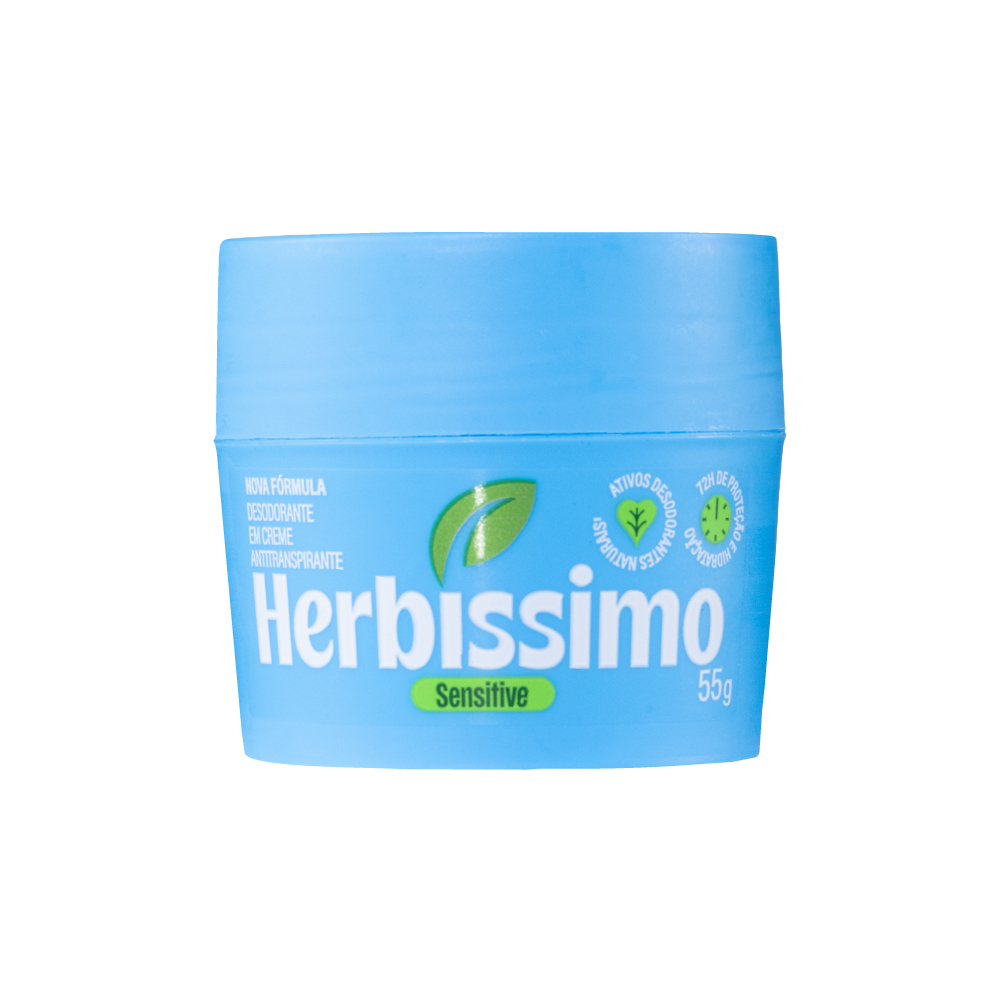 Desodorante Em Creme Antitranspirante Herbíssimo Sensitive 55G