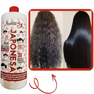Progressiva Japonesa Absoluta 1 Litro Liso Extremo Alisamento Japonês De Alta Performance