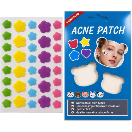 4/5/6 Cartelas Acne Patch Hidrocolóide Colorido Anti Espinha Dia e Noite Diversos Modelos · foto 2