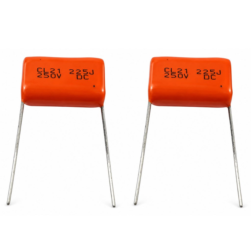 Kit 02 Capacitor Para Super Tweeter 2,2 x 250V 2m2x250v Poliester Twuiter