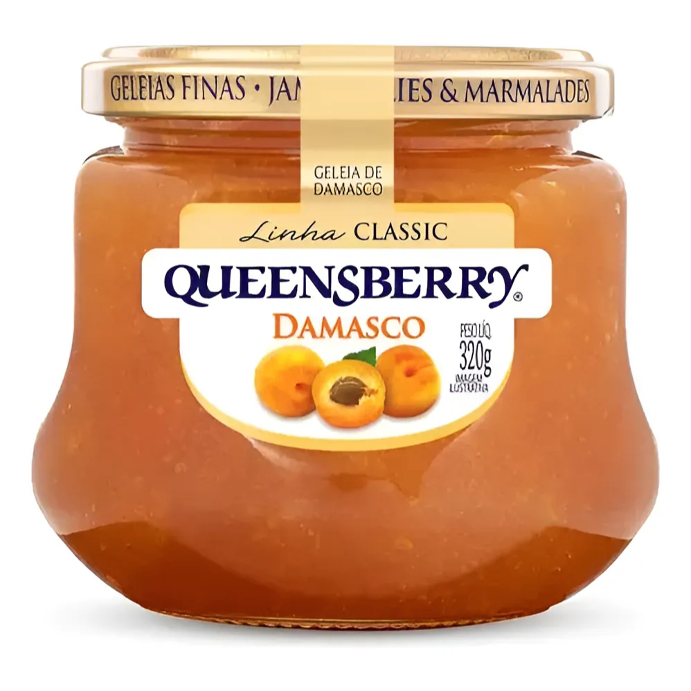 Geleia de Damasco Queensberry Classic Sem Glúten 320g
