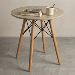 Mesa Redonda Eames Eiffel De Canto 70cm-Utilidades
