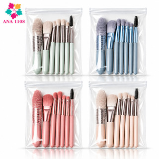 12 Kits de 8 mini Conjunto De Pincéis De Maquiagem